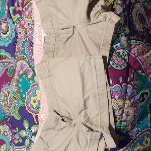 J Crew Khaki Shorts Size 4 - set of 2